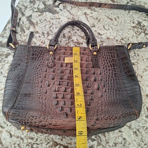 Brahmin Brown Leather crossbody bag - Picture 10 of 11